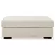 Evanley Linen Upholstered Rectangular Ottoman