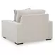 Evanley Linen Upholstered Chair and A Half with Pillow