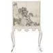 Lacca Veneziana Beige Lacquer Bar Cabinet