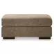 Meadowleaf Pecan Upholstered Rectangular Ottoman