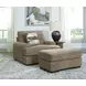 Meadowleaf Pecan Upholstered Rectangular Ottoman
