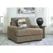 Nolenburg Pecan Upholstered Chair and A Half with Pillow