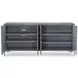 Blossom Gray Lacquered Walnut Chiffonier