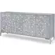 Blossom Gray Lacquered Walnut Chiffonier