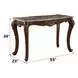 Mehadi Gray and Walnut Rectangular Marble Top Sofa Table