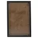 Bedford Weathered Oak and Black Rectangular Glass Top Chairside Table