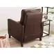 Arden Chestnut Leather Zero Gravity Power Recliner with Power Headrest and USB Charging