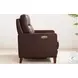 Arden Chestnut Leather Zero Gravity Power Recliner with Power Headrest and USB Charging