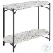 Tuxedo Black And White Console Table