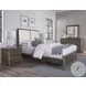 Woodbridge Dark Cashmere And White Upholstered Low Profile Bedroom Set