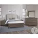 Woodbridge Dark Cashmere And Gray Queen Upholstered Storage Platform Bed