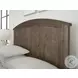 Woodbridge Dark Cashmere Queen Arch Storage Platform Bed