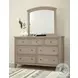 Woodbridge Shadow Gray Arched Mirror