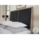Woodbridge Shadow Gray And Black Queen Upholstered Storage Platform Bed