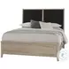 Woodbridge Shadow Gray And Black Upholstered Low Profile Bedroom Set