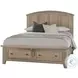 Woodbridge Shadow Gray Queen Arch Storage Platform Bed