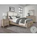 Woodbridge Clear Maple And White Upholstered Storage Platform Bedroom Set