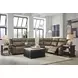 Ultra Max Biscotti 6 Piece Modular Power Reclining Sectional with USB Charging and Audio Console