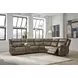 Ultra Max Biscotti 6 Piece Modular Power Reclining Sectional with USB Charging