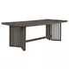 Kavanaugh Weathered Kona Brown Rectangular Trestle Dining Room Set