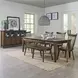 Midland Falls Rustic Brown 6 Piece Extendable Rectangular Dining Set