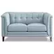 Elric Spa Blue Leather Living Room Set