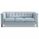 Elric Spa Blue Leather Living Room Set