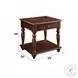 Farrel Walnut Square End Table