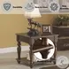 Farrel Walnut Square End Table