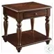 Farrel Walnut Square End Table