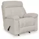 Mcarlie Cobble Stone Performance Fabric Rocker Recliner