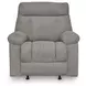 Mcarlie Smoke Performance Fabric Rocker Recliner