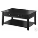 Malachi Black Rectangular Lift Top Occassional Table Set