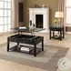 Malachi Black Rectangular Lift Top Occassional Table Set