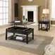 Malachi Black Square End Table