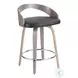 Grotto Black Counter Height Stool Set Of 2