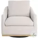 Corbin Effie Linen Swivel Lounge Chair