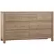 Tide And Timber Clear Oak 7 Drawer Dresser