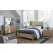 Tide And Timber Clear Oak Queen Fretwork Panel Bed