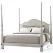 Limewash Middleton Faux Grey Marble King Poster Bed
