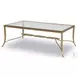 Cortona Antique Brass Cocktail Table