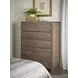 Tide And Timber Gray Oak 5 Drawer Chest