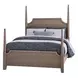Tide And Timber Gray Oak King Pencil Poster Bed