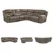 Ravenel Fossil 3 Piece Power Reclining Console LAF Sectional