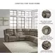 Ravenel Fossil 4 Piece Power Reclining Console LAF Sectional