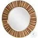 Radial Parquetry Inlay Mirror