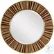Radial Parquetry Inlay Mirror