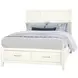 Tide And Timber White Maple Panel Storage Bedroom Set