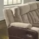 Ultimax Brownstone 76" Zero Gravity Power Reclining Loveseat with Console and USB Charging