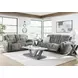 Ultimax Shadow 76" Zero Gravity Power Reclining Loveseat with Console and USB Charging